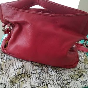 Leather  carry all bag